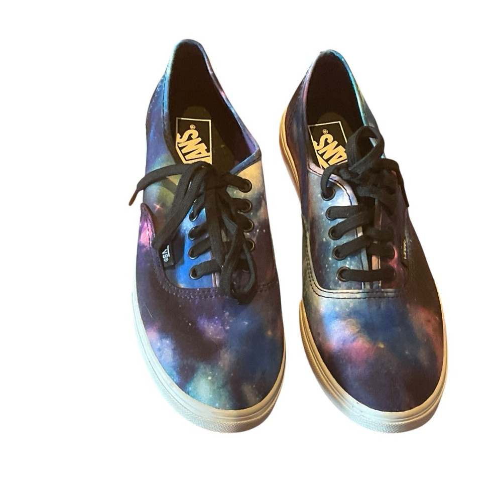 Vans tie-dye women's sneakers, size women's 8, men's 6.5